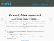 Tablet Screenshot of co-funded.com